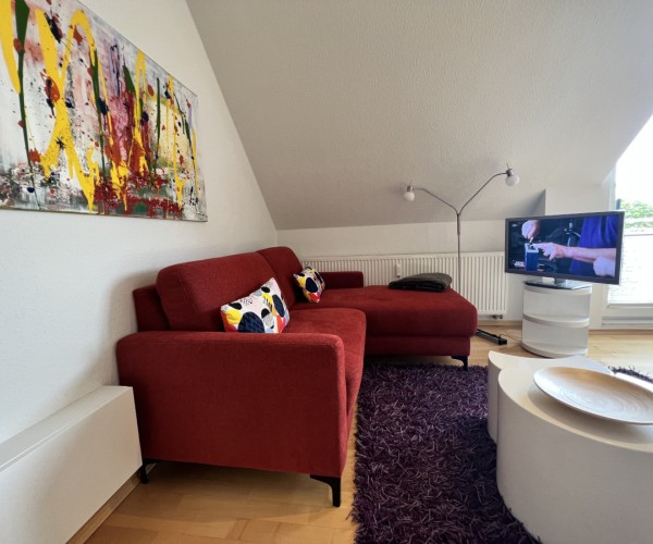 Duhner Brise, Ferienwohnung 5 mit Teil-Meerblick