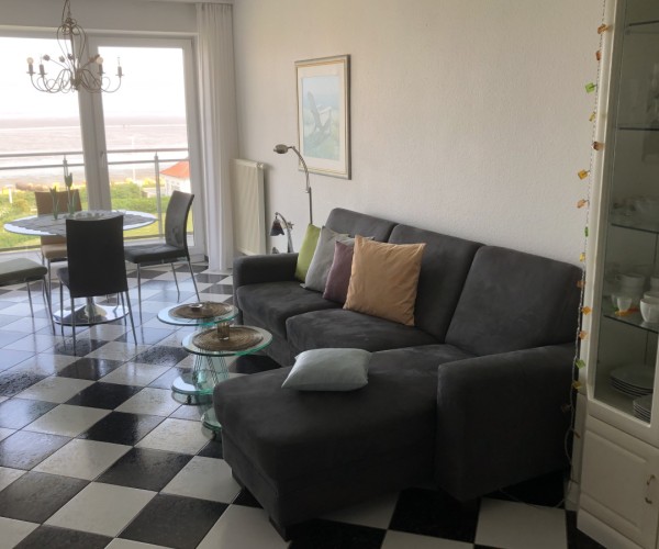 Strand-Palais Haus 3, Ferienwohnung 18 inkl. Strandkorb u. Meerblick