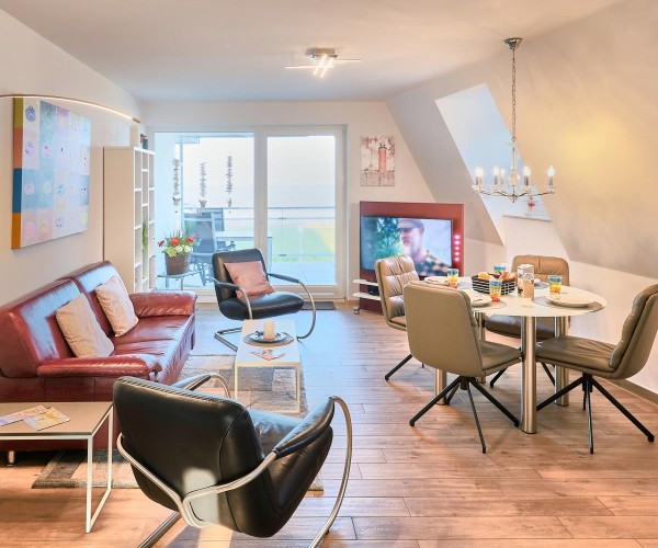 Düne 1, Ferienwohnung 12 inkl. Strandkorb und Meerblick