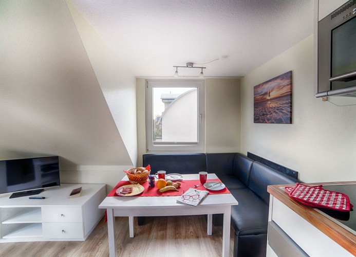 Dünenglück, Ferienwohnung 33 mit Teil-Meerblick