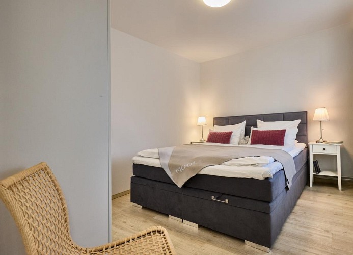 Villa Sonnenschein am Meer, Ferienwohnung 5 mit Sauna und Garten