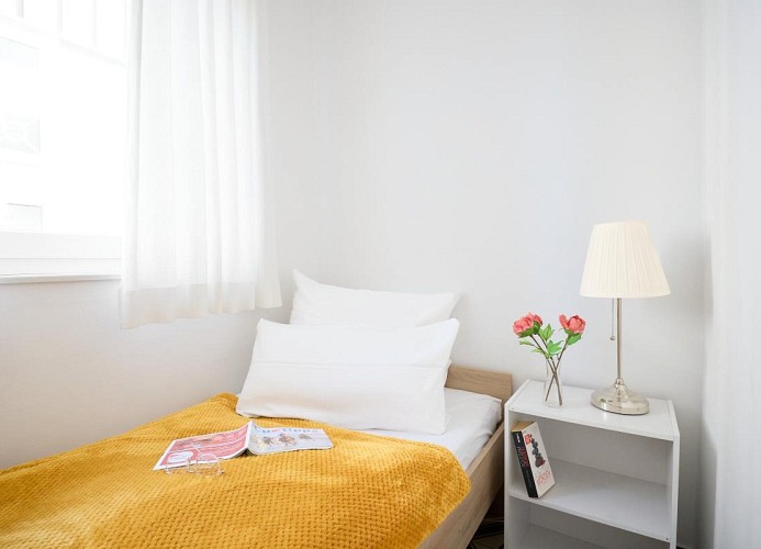 Villa Sonnenschein am Meer, Ferienwohnung 5 mit Sauna und Garten